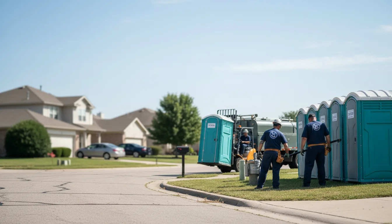 Porta Potty Rental in Rufe, OK near me